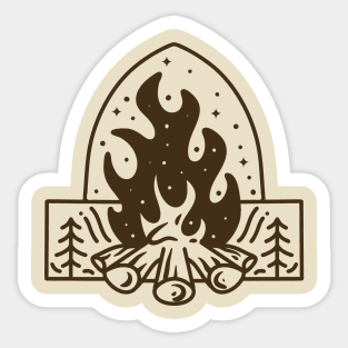 Bonfire Sticker